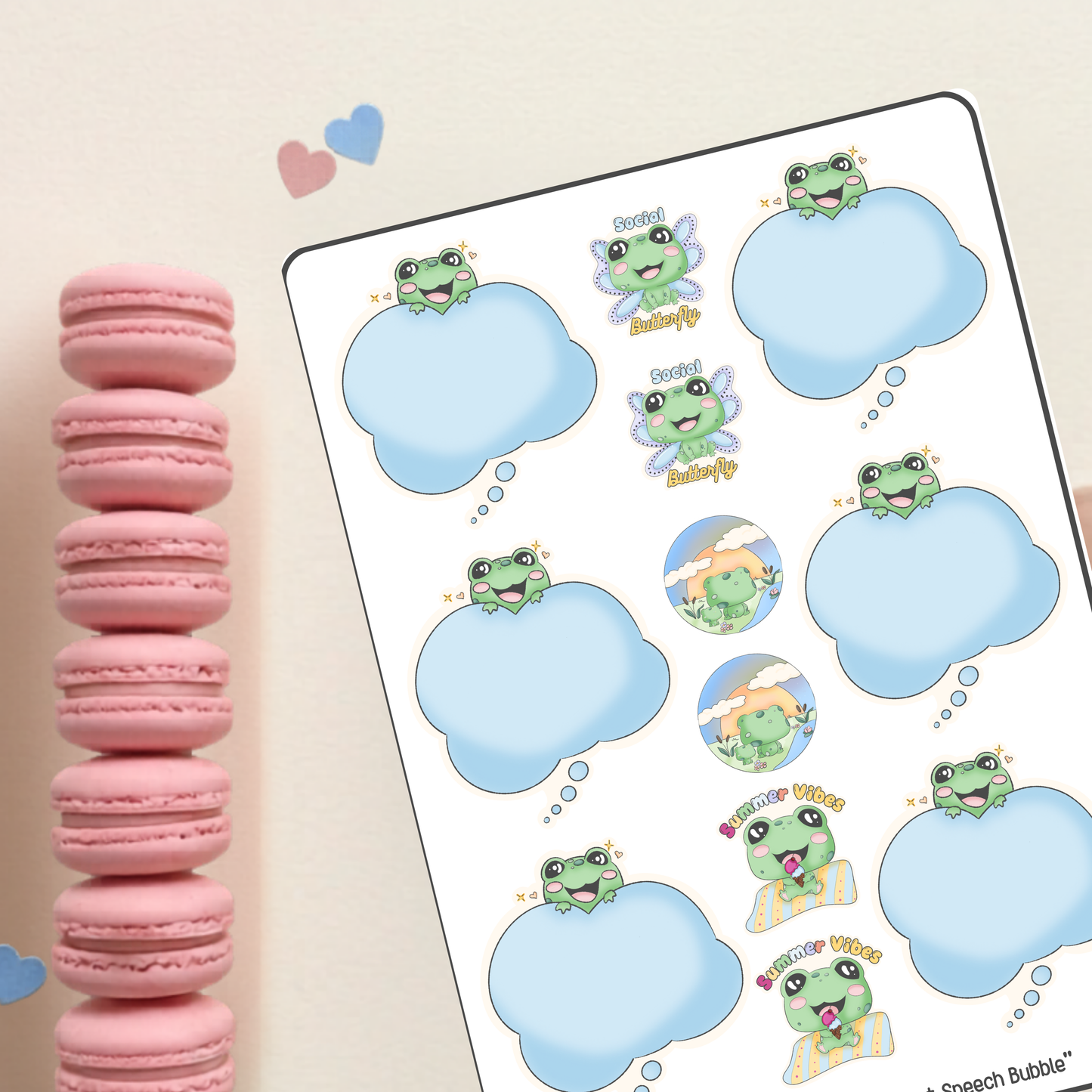 Pippo's Sweet Speech Bubble Sticker Sheet