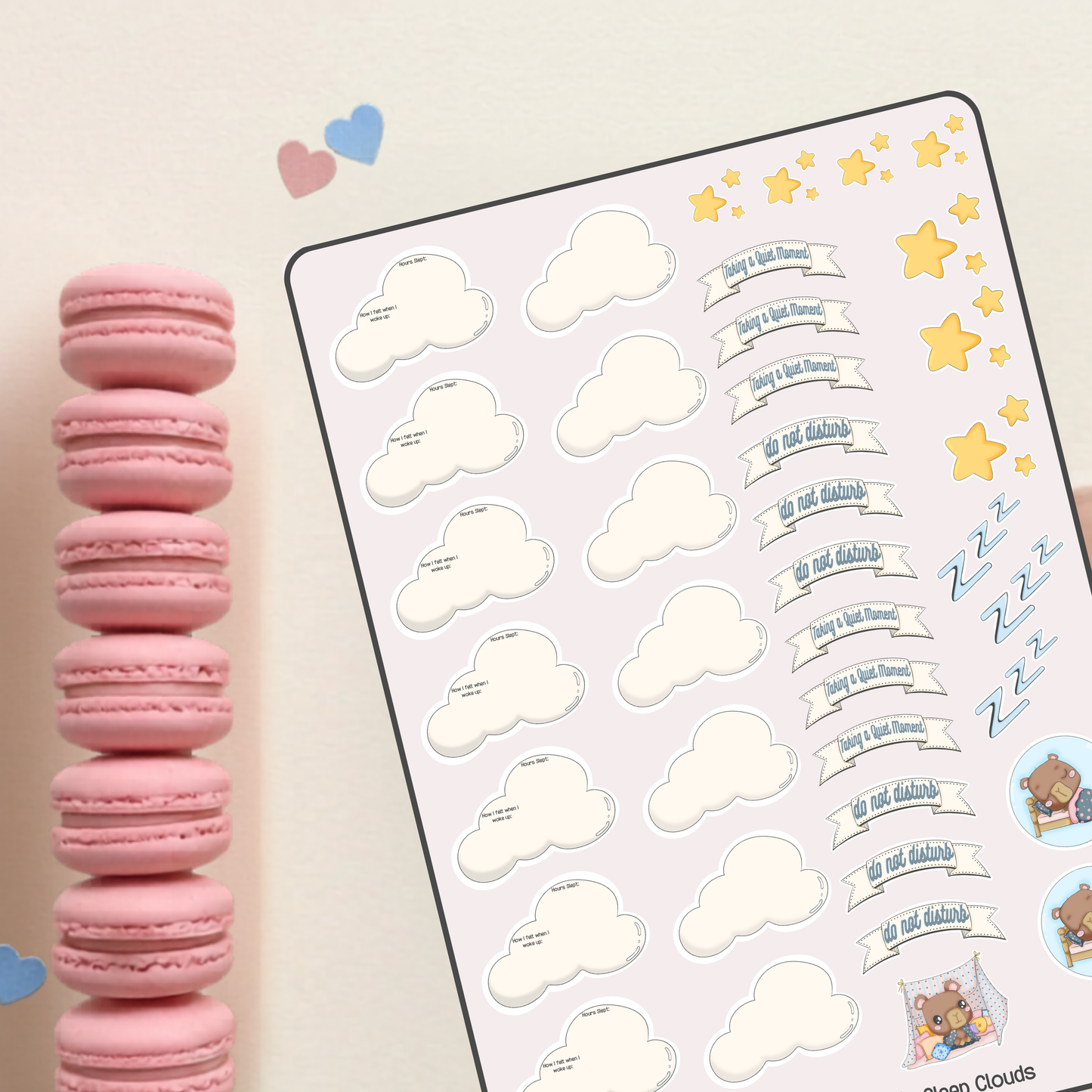 Panko's Sleep Clouds Sticker Sheet