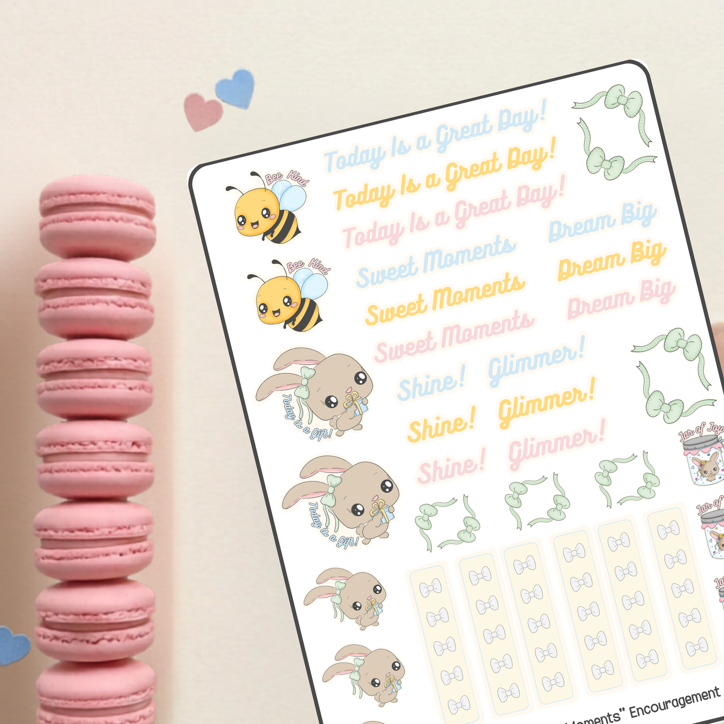 Mimi's Sweet Moment Encouragement Sticker Sheet