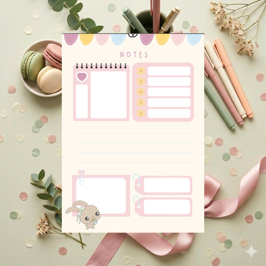 Mimi Kawaii Bunny Creative Notepad