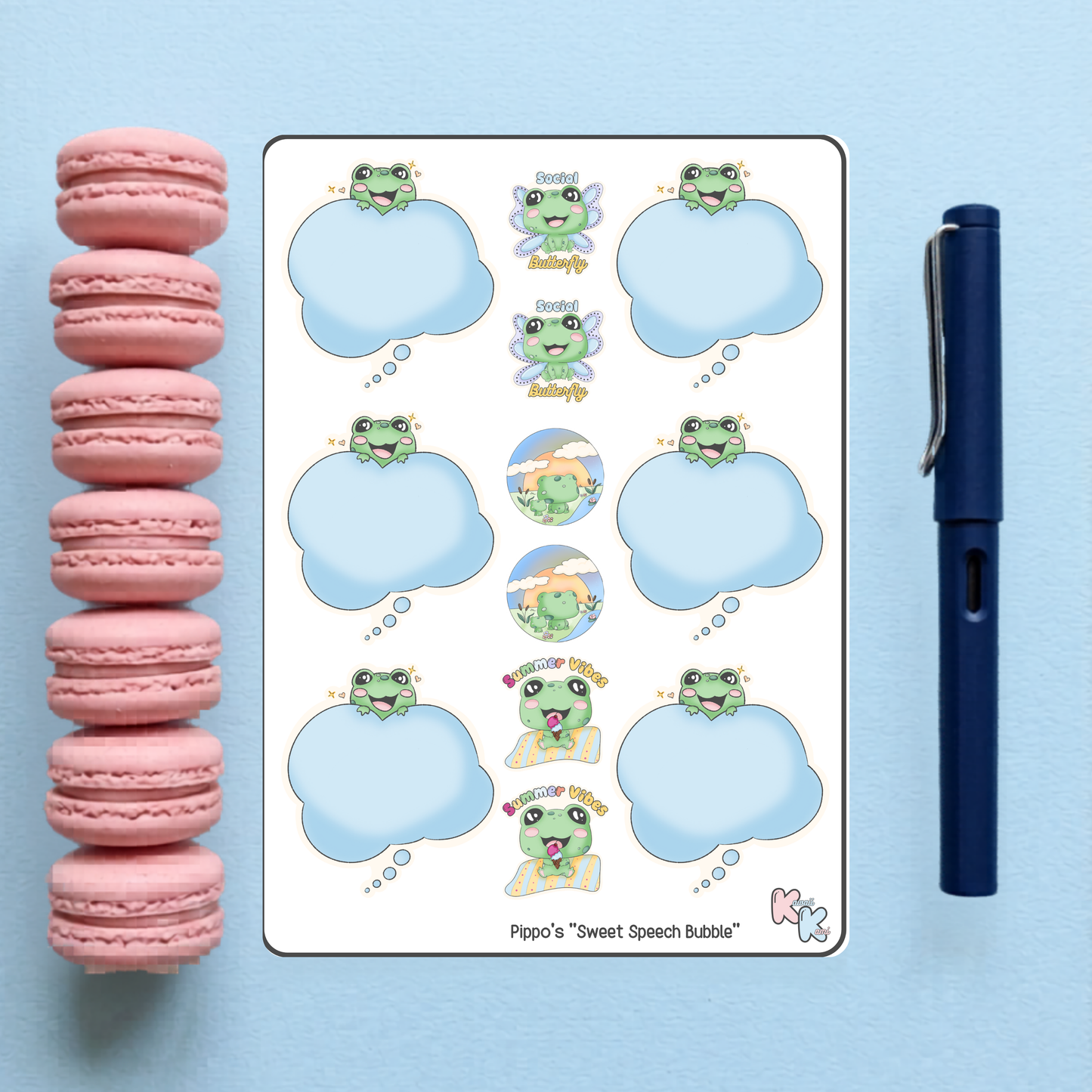 Pippo's Sweet Speech Bubble Sticker Sheet