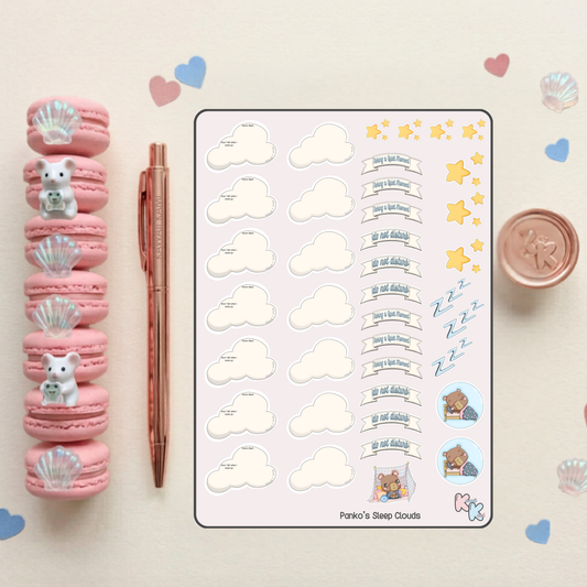 Panko's Sleep Clouds Sticker Sheet