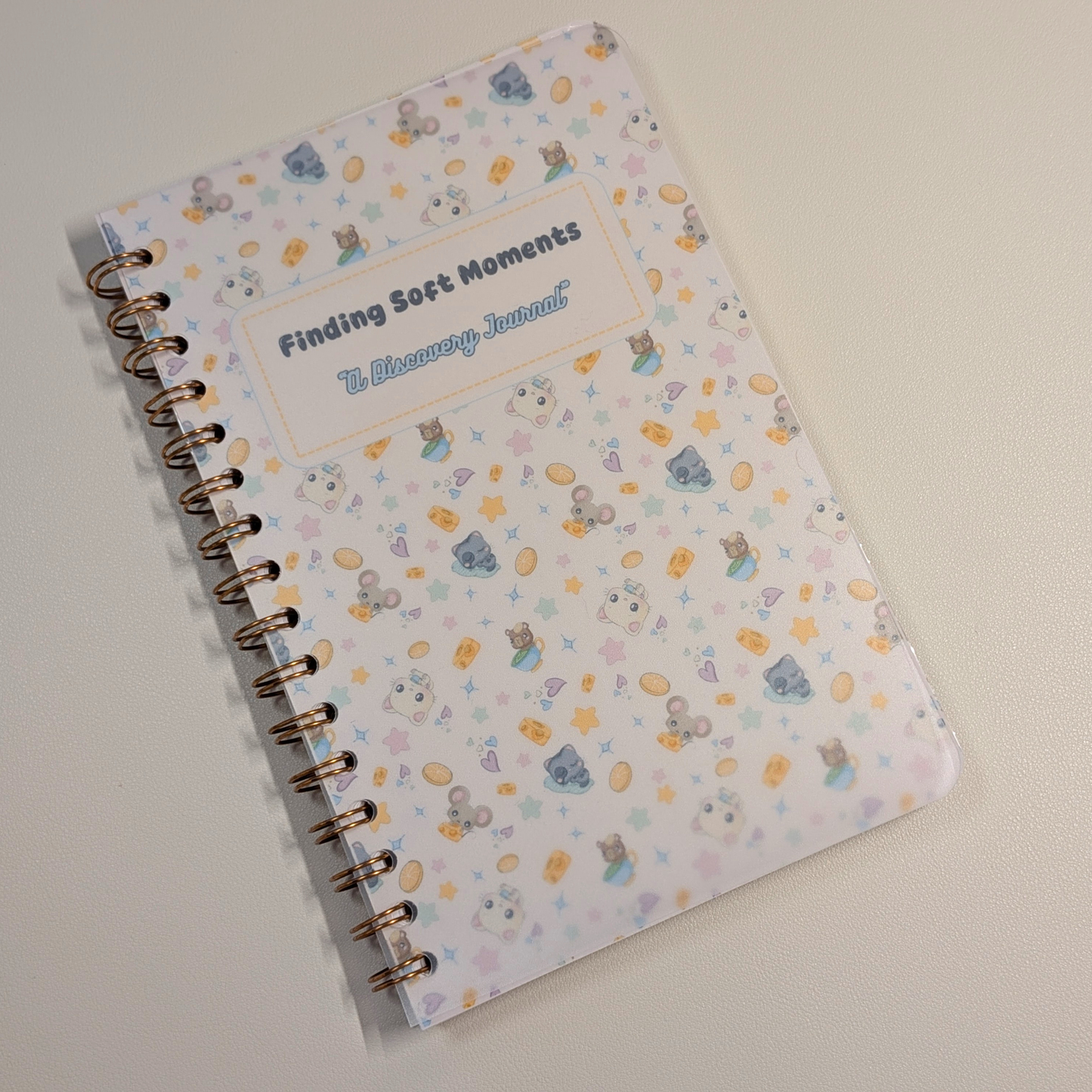 Finding Soft Moments Journal Bundle - Handmade Kawaii Stationery Set