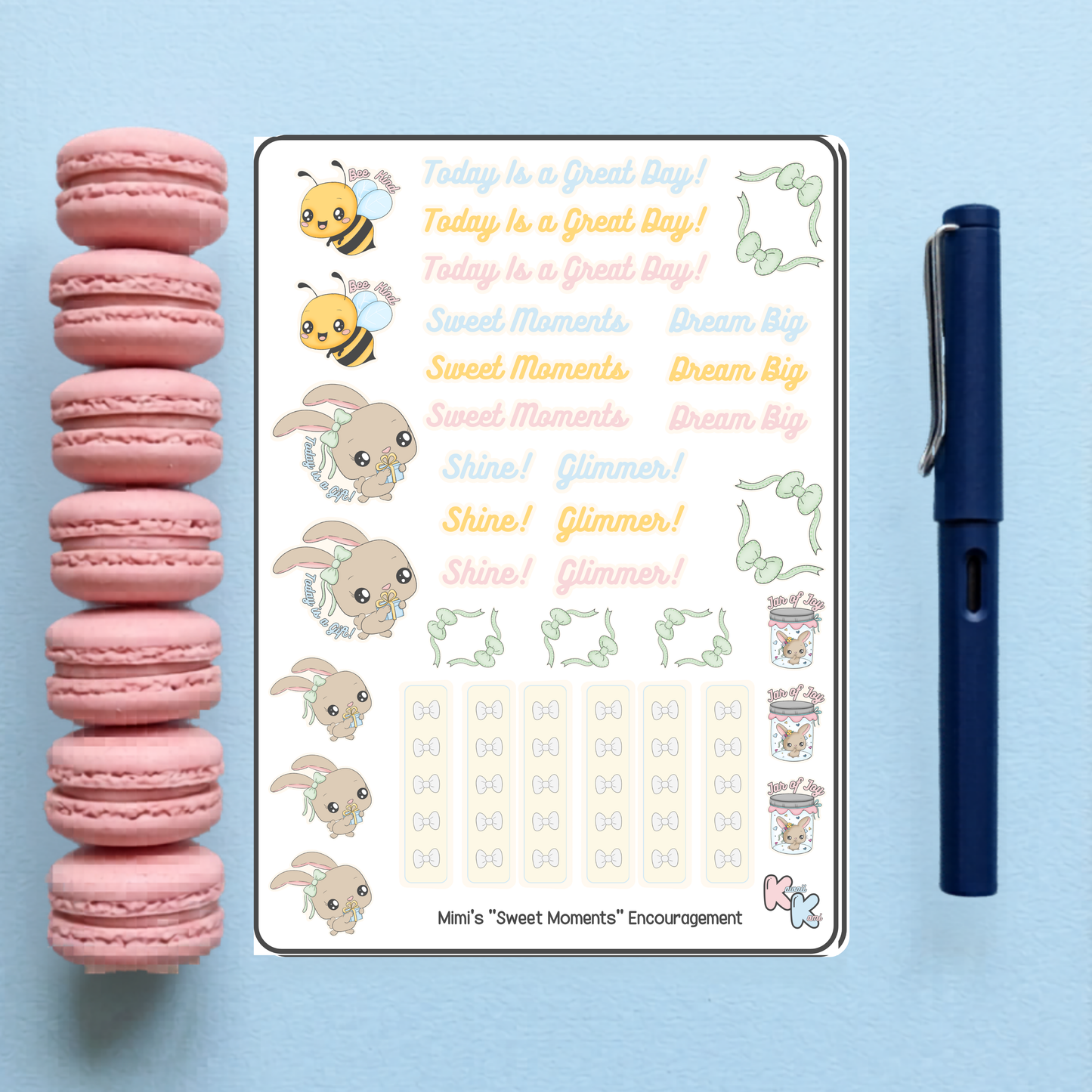 Mimi's Sweet Moment Encouragement Sticker Sheet