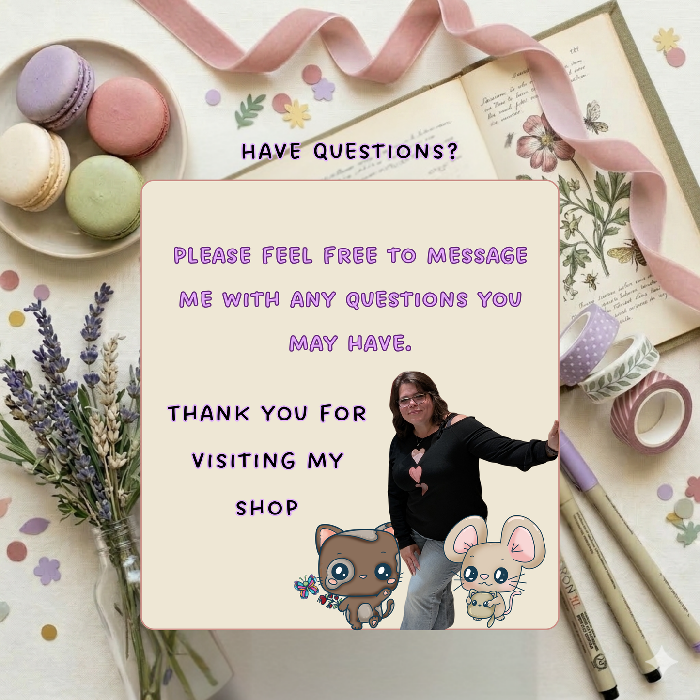 Chizu Mouse Library Sticker Sheet – 4x6