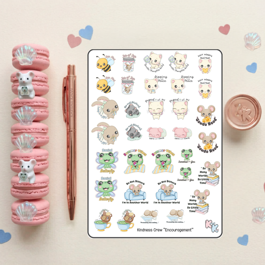 Kindness Crew Encouragement Sticker Sheet