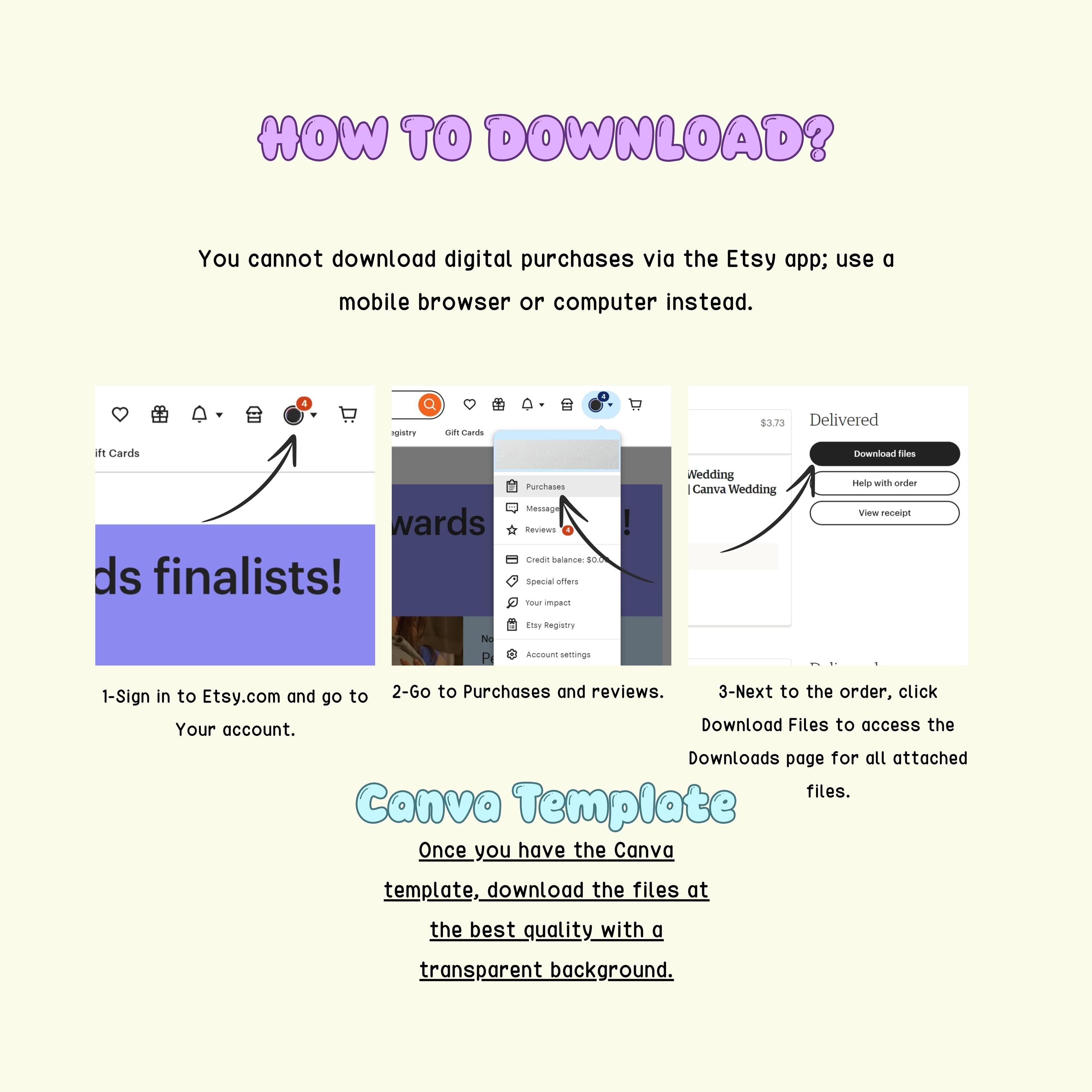 Kawaii Capybara And Bunny Clipart, Canva PNG Template