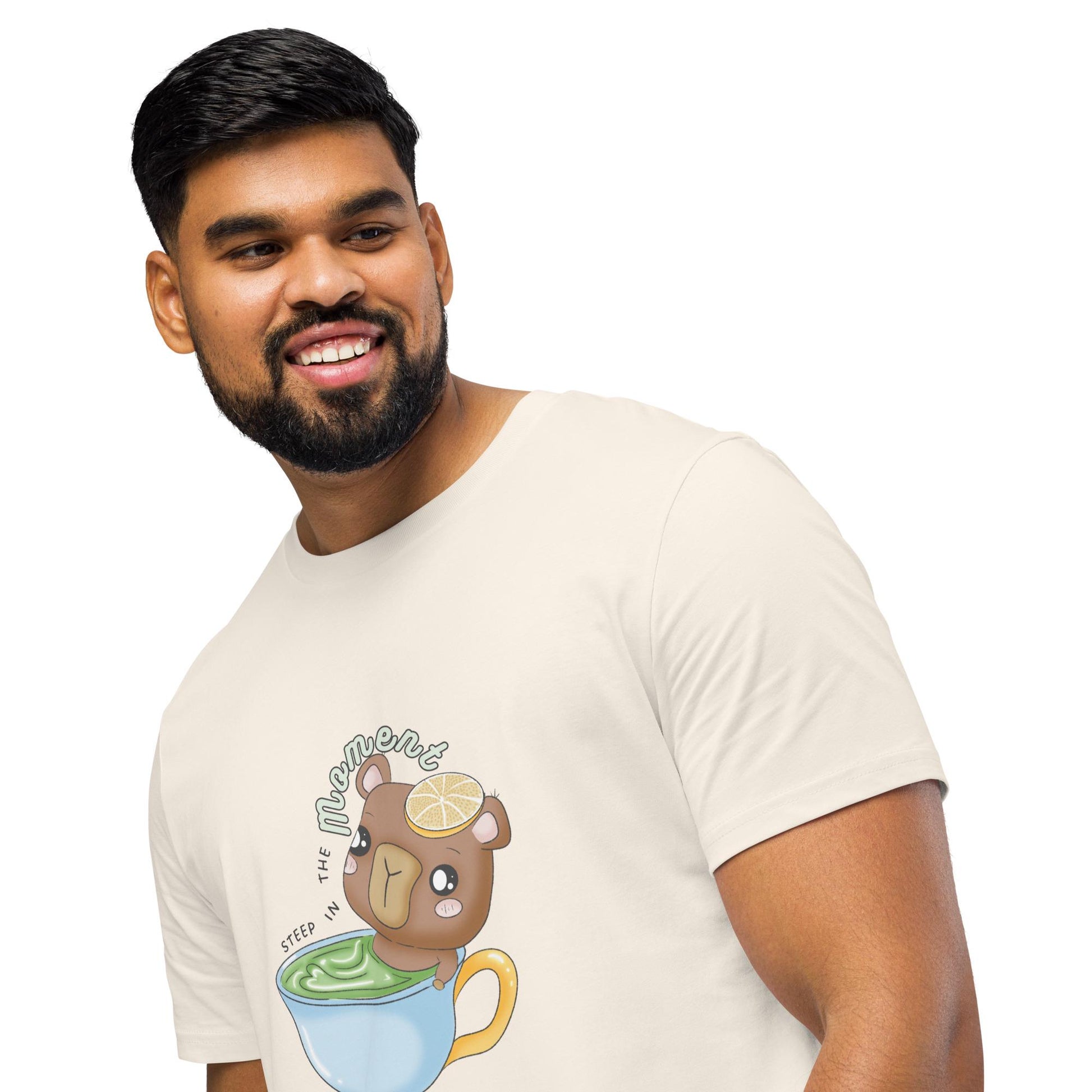 Panko "Steep In the Moment" Kawaii Unisex organic mid-light t-shirt