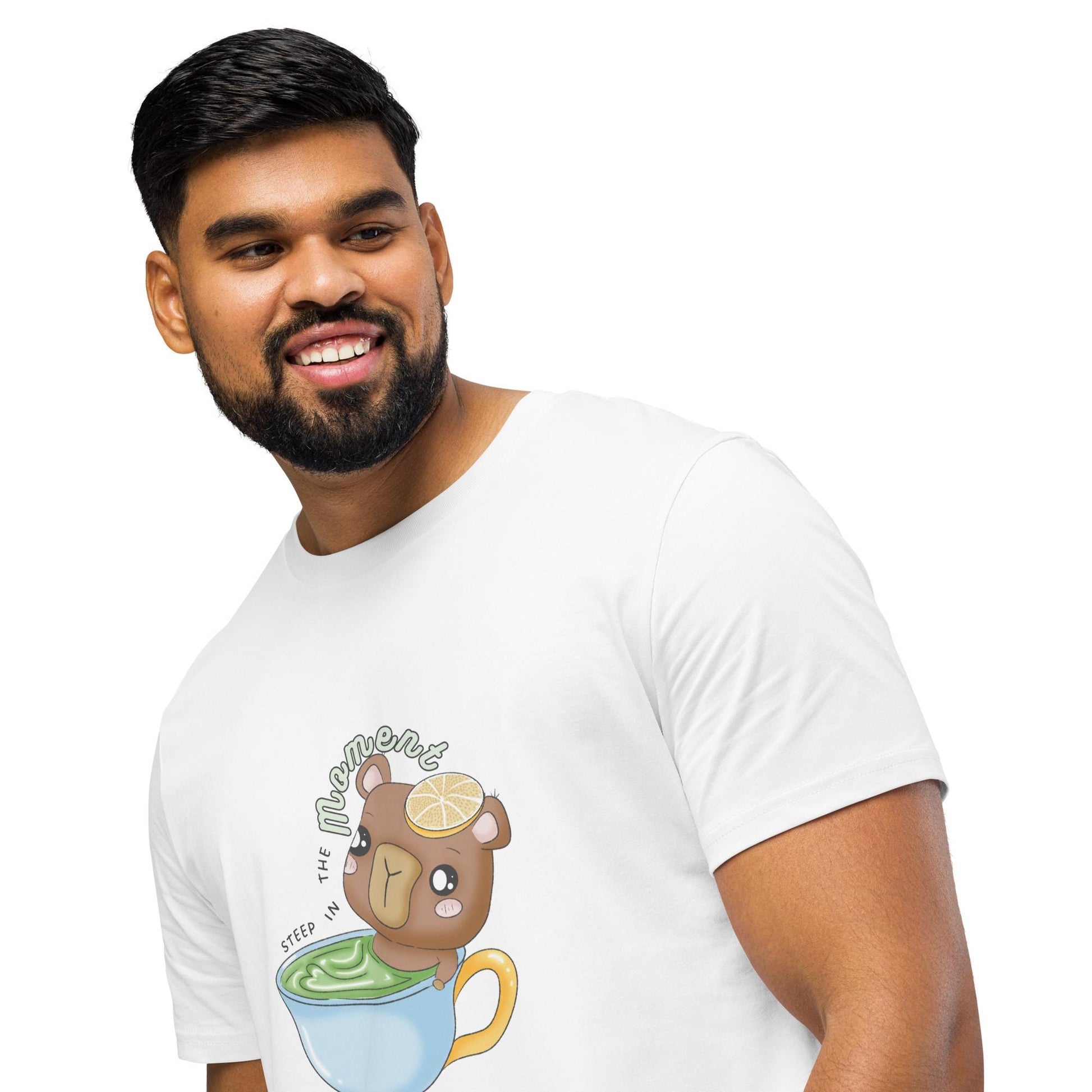 Panko "Steep In the Moment" Kawaii Unisex organic mid-light t-shirt
