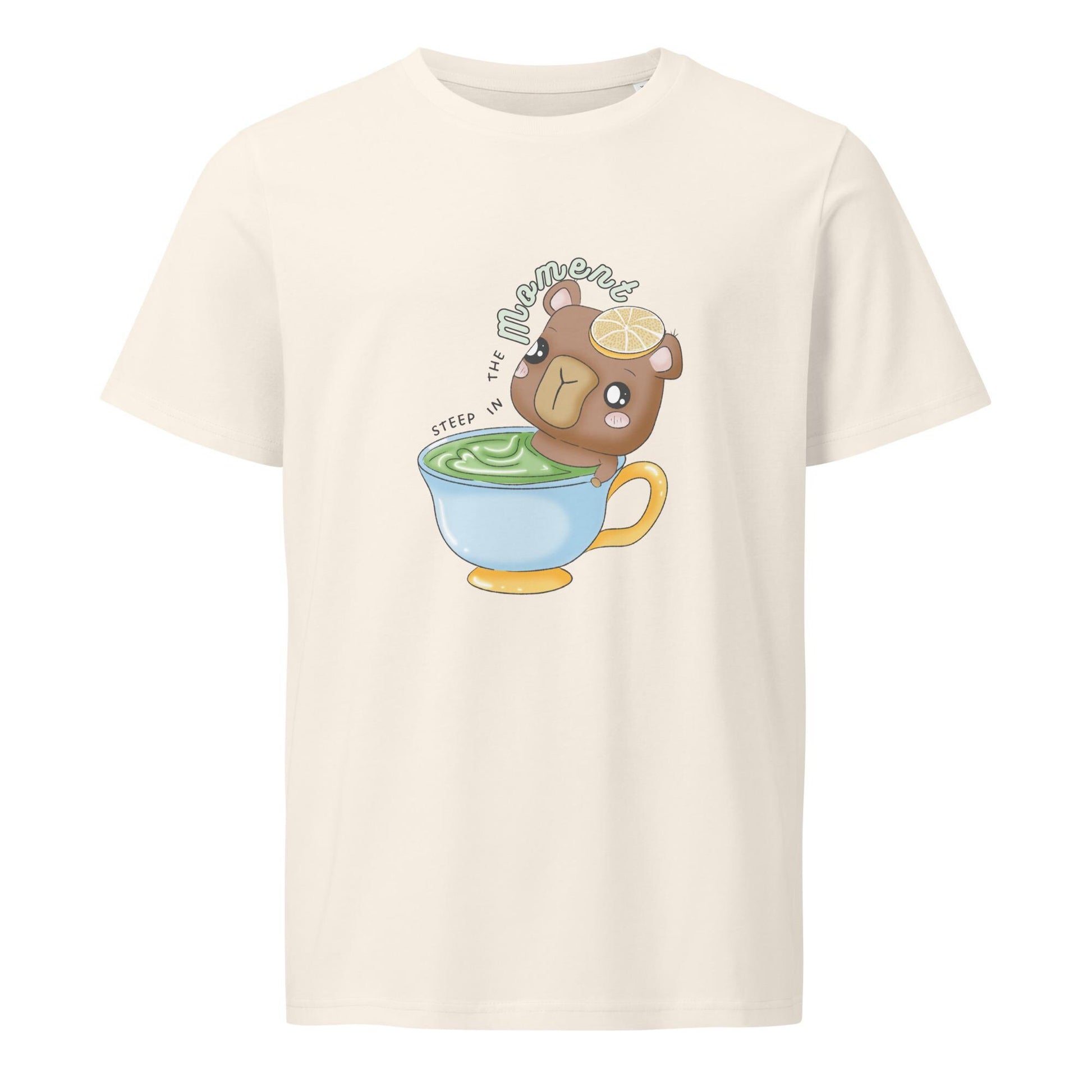 Panko "Steep In the Moment" Kawaii Unisex organic mid-light t-shirt