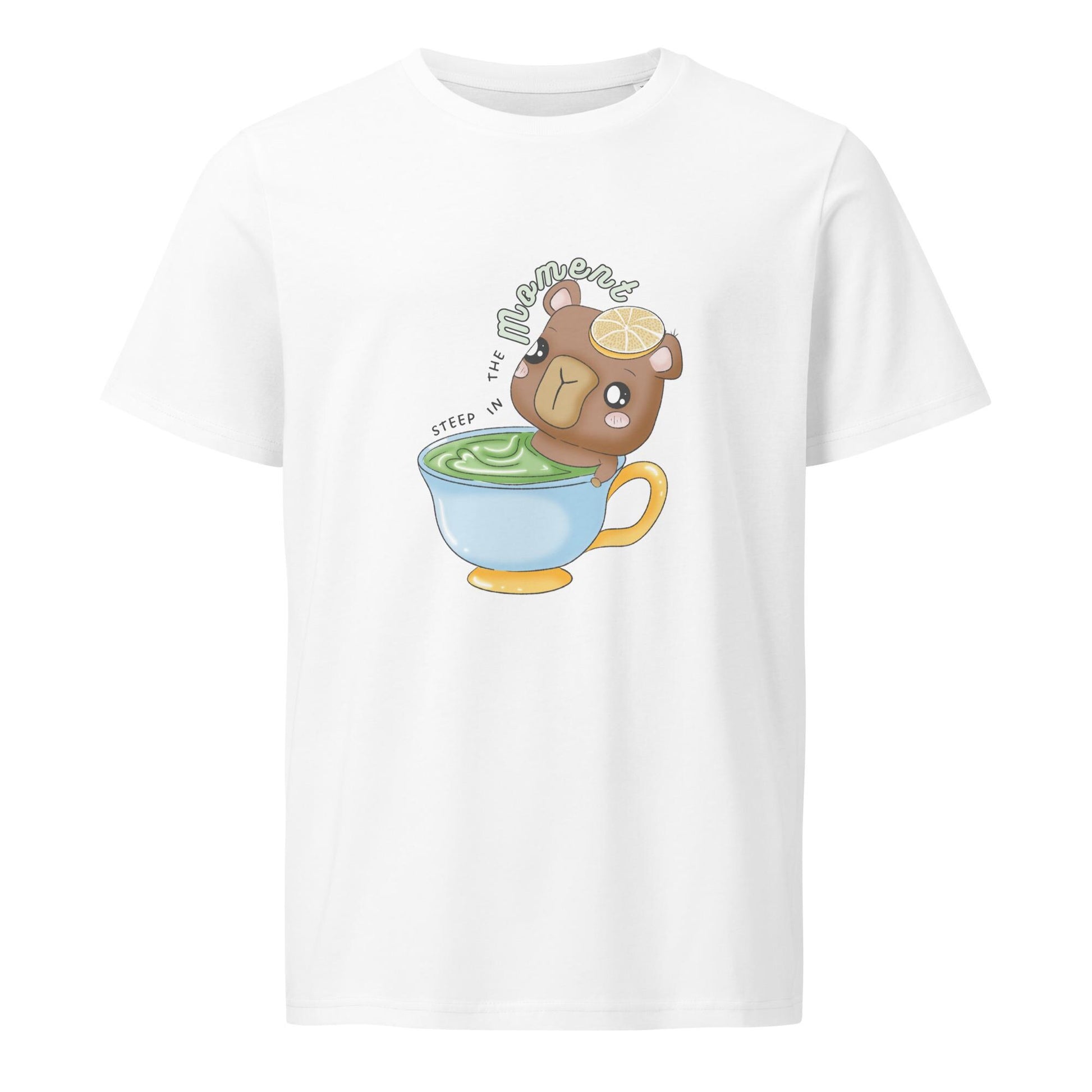 Panko "Steep In the Moment" Kawaii Unisex organic mid-light t-shirt