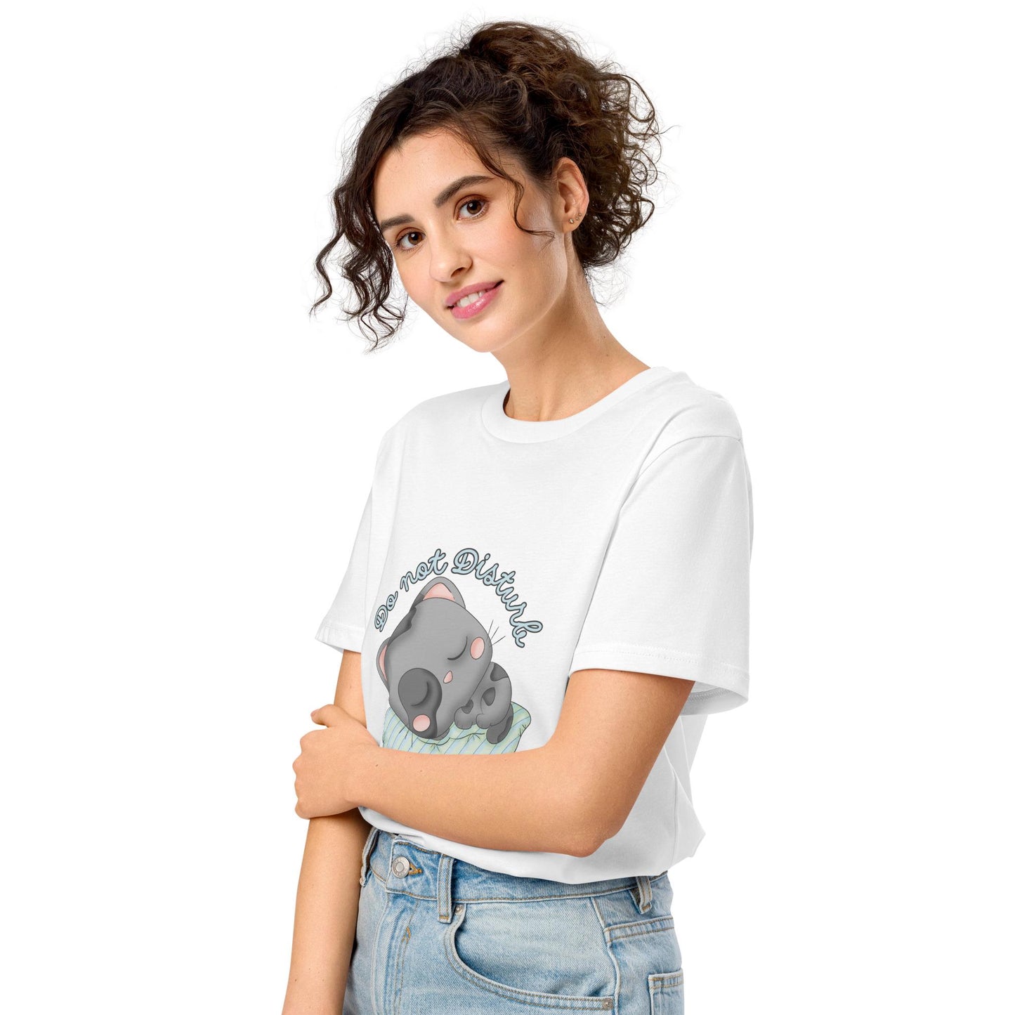 Chibi Coco "Do Not Disturb" Kawaii Unisex organic mid-light t-shirt