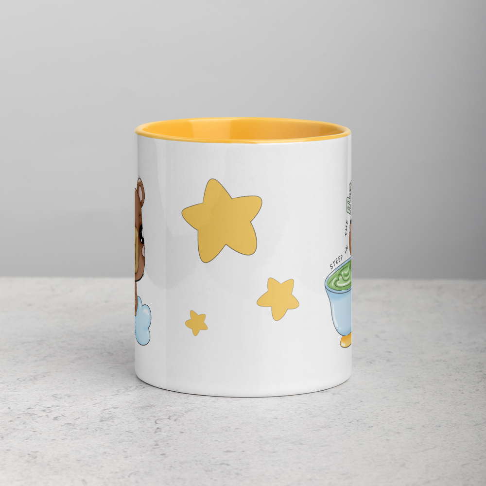 Kawaii Capybara Tea Mug with Color Inside